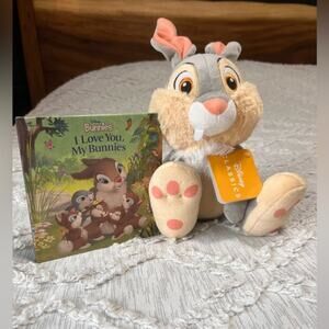 Kohl’s Cares Disney Thumper Stuffed Animal Plush with‎ Hardcover Book